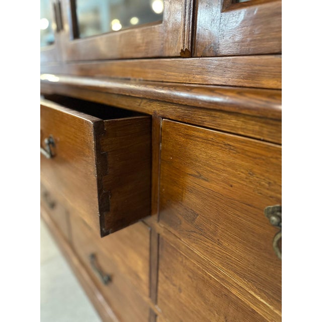 Oak Display Cabinet, 1920 For Sale - Image 4 of 18