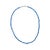 2020s Sterling Silver Diamond Accent Blue Lapis Bead Station Necklace For Sale - Image 5 of 5