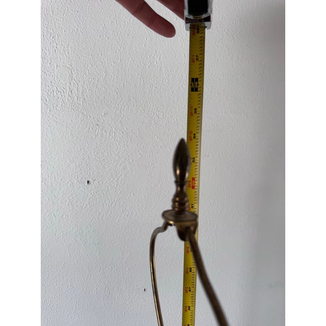 Mid-Century Ming Style Italian Ceramic Table Lamp Attributed to Ugo Zaccagnini, Turquoise Crackle Glaze For Sale - Image 10 of 12