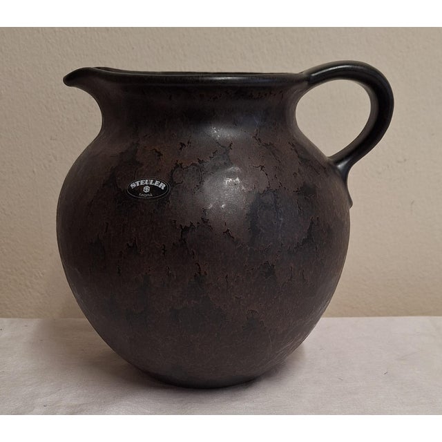 1970s Vintage German Ceramic Vase by Steuler, 1970s For Sale - Image 5 of 5