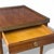 Baker Furniture Company Baker Furniture Louis XVI Side Table With Walnut Veneer & Brass Gallery For Sale - Image 4 of 12