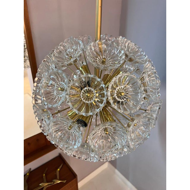 Chandelier Pusteblume from VEB Kristalleuchte Ebersbach For Sale - Image 11 of 11