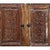 Nightstand constructed from antique Indian painted teakwood doors and architectural elements, showcasing the depth,...