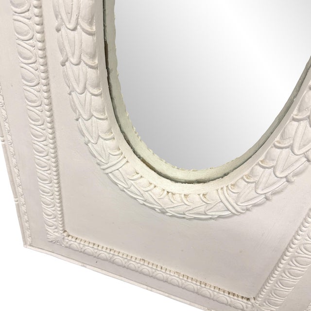20th Century Plaster Neoclassical Framed Mirror For Sale - Image 9 of 13