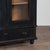 Early 20th-Century Hungarian Black Painted Display Cabinet Bookcase For Sale - Image 11 of 12