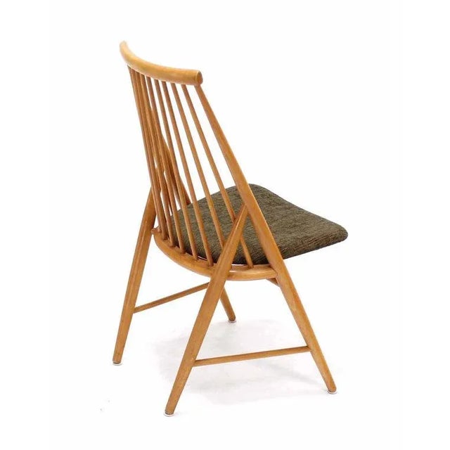 Early 20th Century Swedish Spindle Dowel Back Chairs - a Pair For Sale - Image 5 of 10