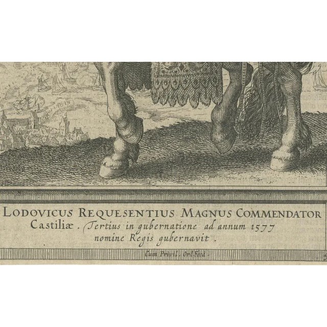 Luis De Requeséns, 1620, Paper For Sale - Image 3 of 10