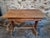 Antique French Oak Farmhouse Trestle Table, Early 1900s For Sale - Image 4 of 17