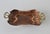 Art Nouveau Carl Deffner Style Art Nouveau Embossed Copper Brass Handles Decorative Tray Vintage For Sale - Image 3 of 10