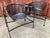 Mid 20th Century Mid 20th Century Woodard Mid Century Modern Strap Iron Patio - Set of 5, Attributed For Sale - Image 5 of 8