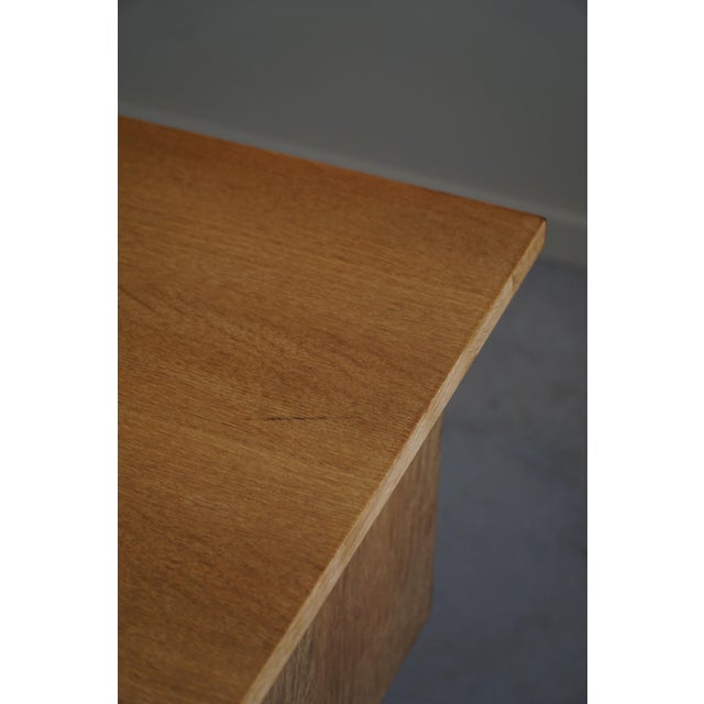 Vintage Danish Freestanding Desk in Oak, 1950s For Sale - Image 14 of 18