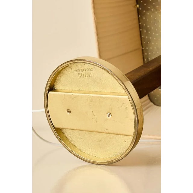 Metal Vintage Brass Table Lamp by Paavo Tynell for Taito Oy, 1940s For Sale - Image 7 of 8