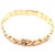 14 Karat Yellow Gold Fancy Link Bracelet For Sale - Image 10 of 10