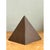 Vintage Sarreid Patinated Metal Pyramid Sculpture For Sale - Image 11 of 12