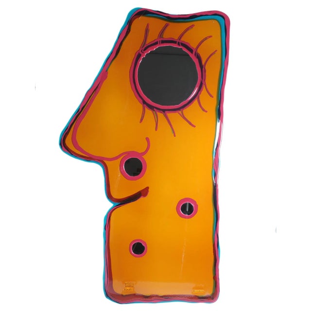 <p>The <em>Look at Me</em> mirror was designed by Gaetano Pesce for Fish Design.</p>