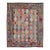 Colorful Tribal Kilim Flat Weave Rug by Keivan Woven Arts 9'3 X 11'6 For Sale