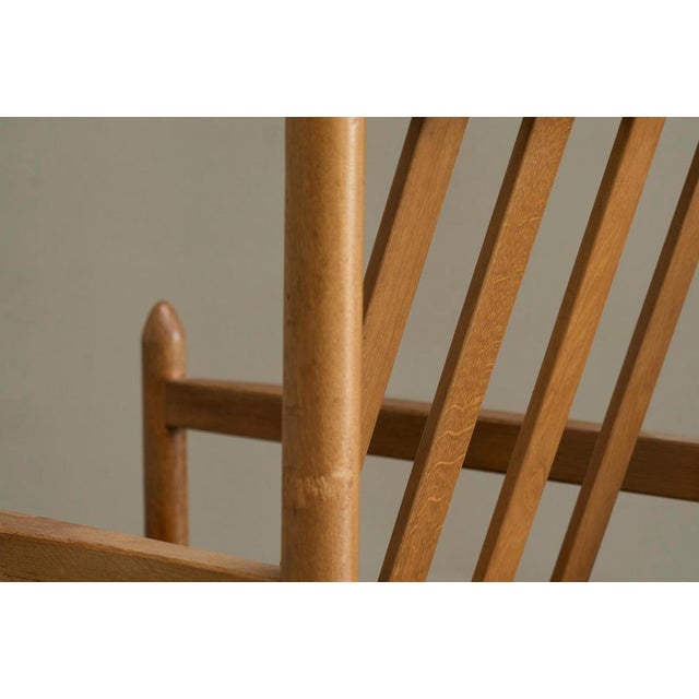 Vintage French Lounge Chairs in Oak, 1950s, Set of 2 For Sale - Image 11 of 17