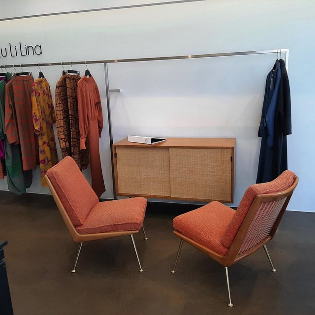 Early Boomerang Chairs by Hans Mitzlaff and Eugen Lange for Soloform, 1950s, Set of 2 For Sale - Image 4 of 9