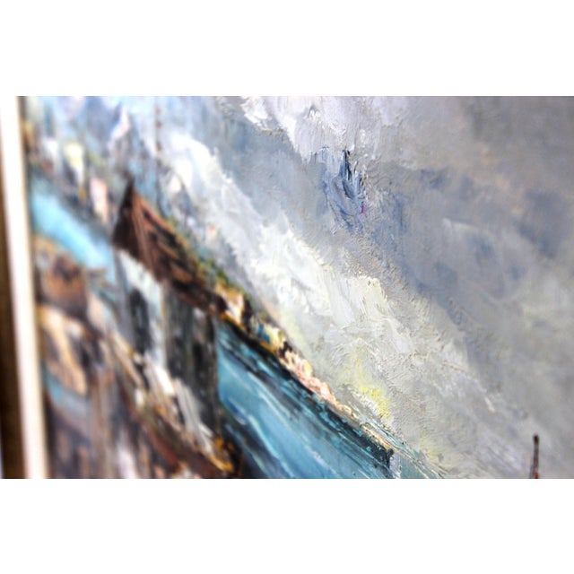 1950s Pasargad DC Original Oil on Canvas Painting For Sale - Image 5 of 8