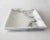 "A" marble tray - Morfosi Dimensions: D 30 x W 30 cm Materials: White Carrara marble. Available in custom dimensions and...