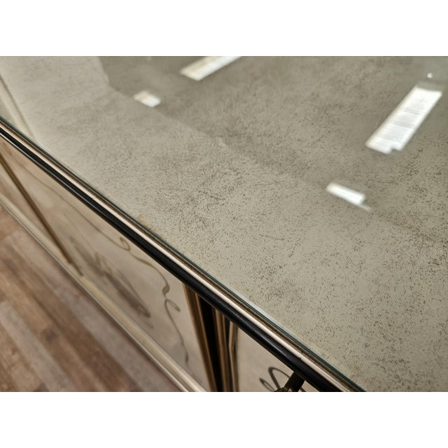 Three-Door Sideboard with Mirror by Umberto Mascagni, 1950 For Sale - Image 9 of 18