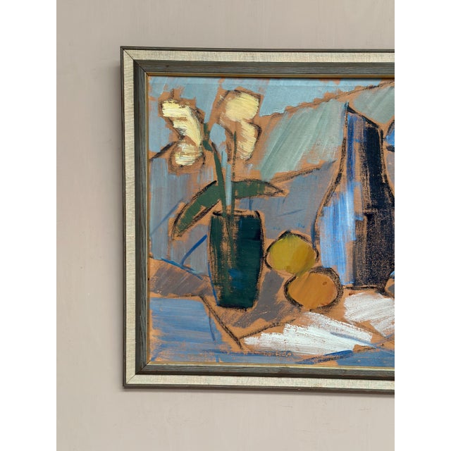 Gösta Falck, Tabletop, 1960s, Oil on Canvas, Framed For Sale - Image 11 of 18