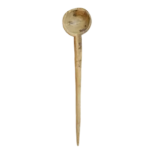 Vintage Old Bleached Wood Indian Spoon