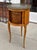 Antique French Marble Top Satinwood Inlaid Side Table For Sale In Los Angeles - Image 6 of 7