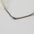 Transparent Transparent Resin Rigid Collar Necklace With Silver Flakes Inclusions For Sale - Image 8 of 10