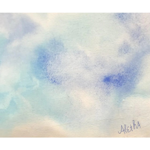Aletha, Nunances, 1970s, Watercolor on Paper For Sale - Image 3 of 6