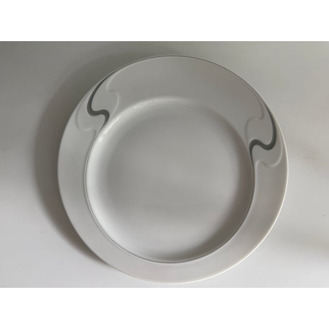 Asimmetria Slate Salad Plates by Björn Wiinblad for Rosenthal Studio Linie, 1989, Set of 6 For Sale - Image 6 of 7