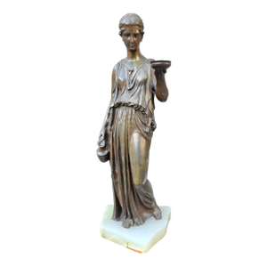 Mid 20th Century Statue of Goddess Hebe in Bronze