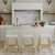 Evoking images of sidewalk tables in the Cote d'Azur, counter stools like this will give your kitchen, dining area, or...