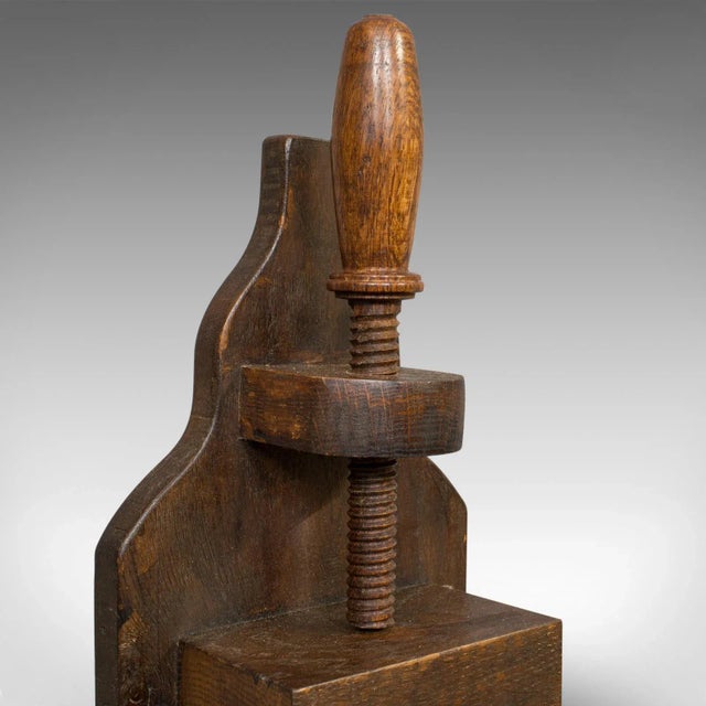 Wood Late 19th Century Victorian Antique Screw Press Nutcracker For Sale - Image 7 of 9