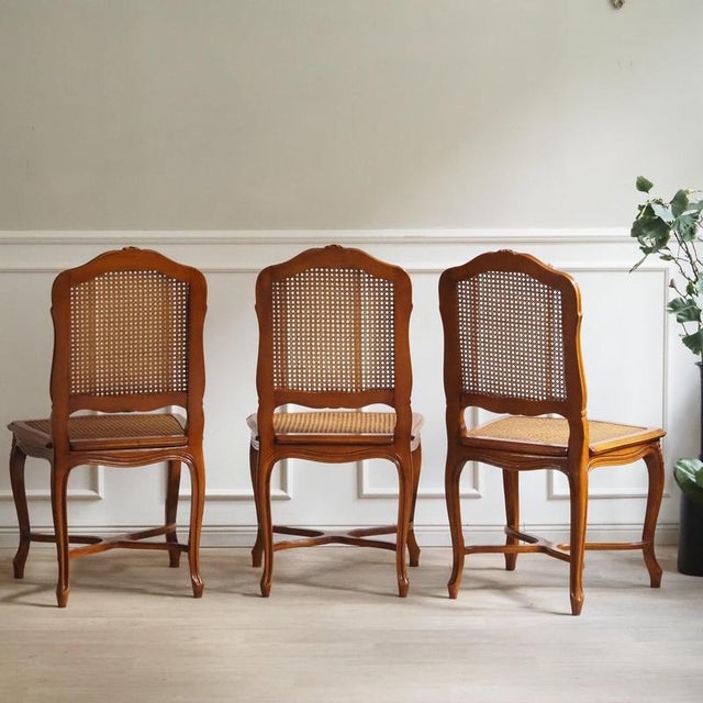French Louis XV Style Viennese Wicker Dining Chair For Sale - Image 15 of 15