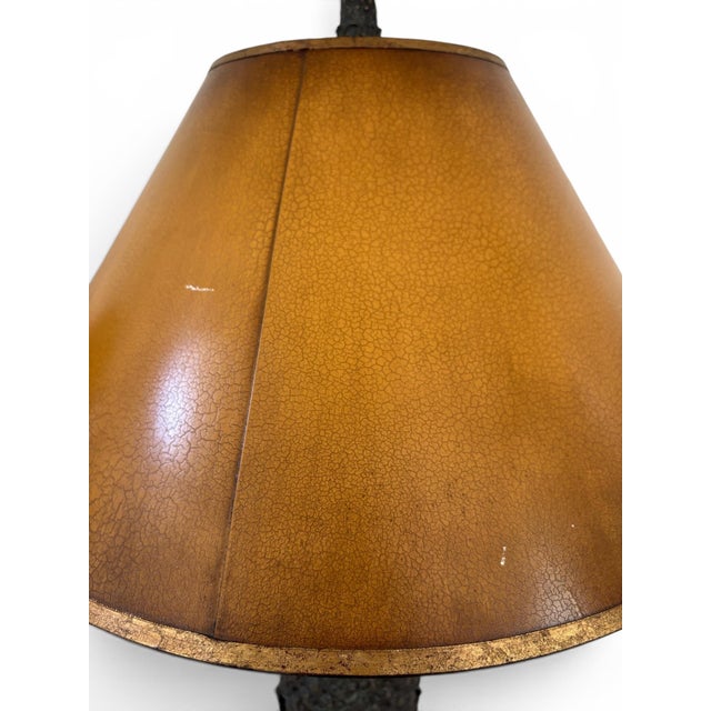 Pair of Vintage Bronze Pineapple Table Lamp in the Style of Maitland Smith For Sale - Image 10 of 12