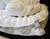 Vintage Italian Terra-Cotta Two Piece Sculpture Persian White Cat on a Pillow Circa 1960s For Sale - Image 10 of 16