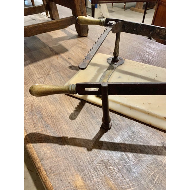 19th Century Meat Holder on Marble Slab For Sale - Image 10 of 11