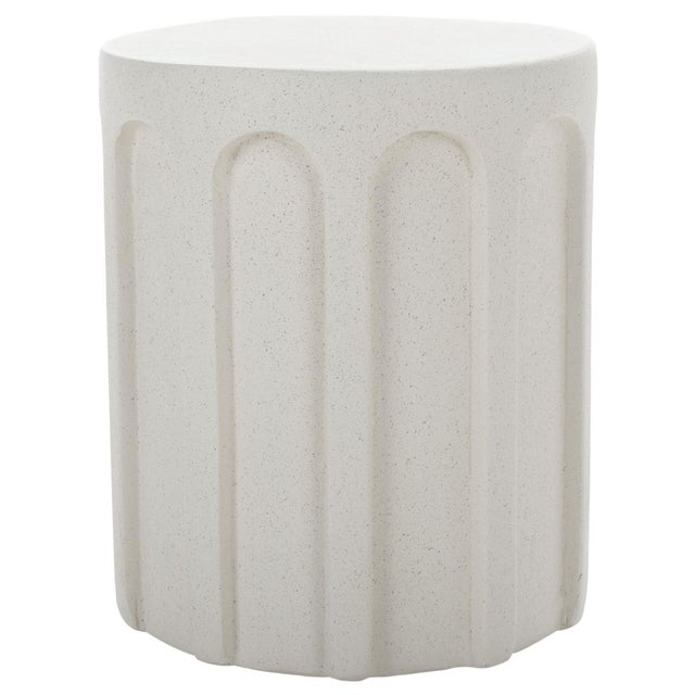 Nikolaus Accent Table in White For Sale In Philadelphia - Image 6 of 7