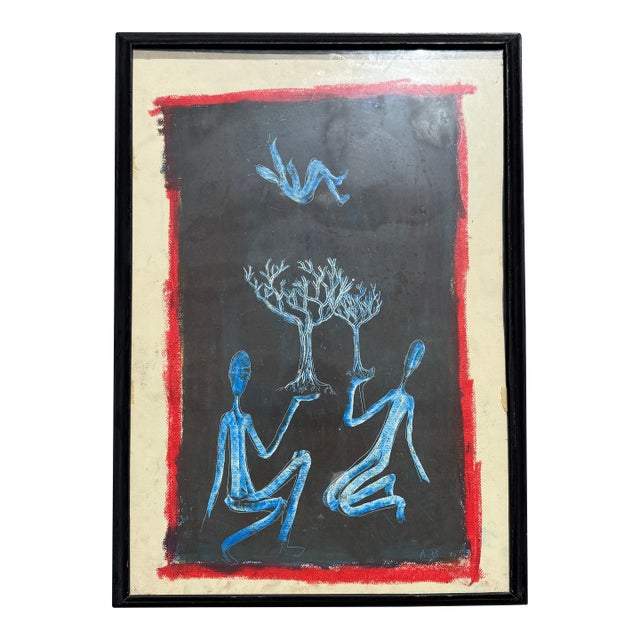 Italian Mixed Media "Senza Titolo" by Antonio Pieri 1997 For Sale