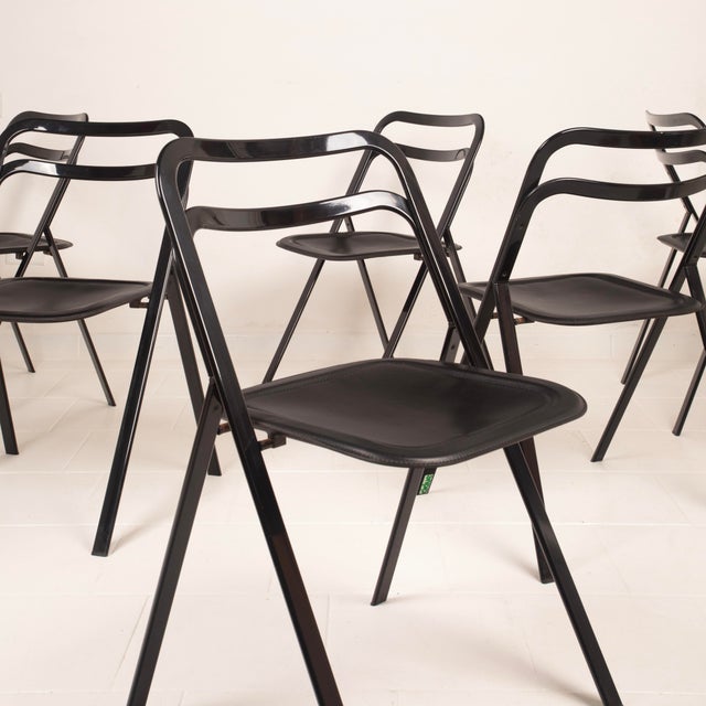 Clio Chairs by Giorgio Cattelan for Cidue, 1970s, Set of 6 For Sale - Image 3 of 18