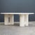 Moulded Mineral Natural White Table by Manufacture XXI For Sale - Image 6 of 7