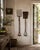 A wonderfully sculptural pair of early 20th century and iron garden implements, comprised of a hay fork and a shovel,...