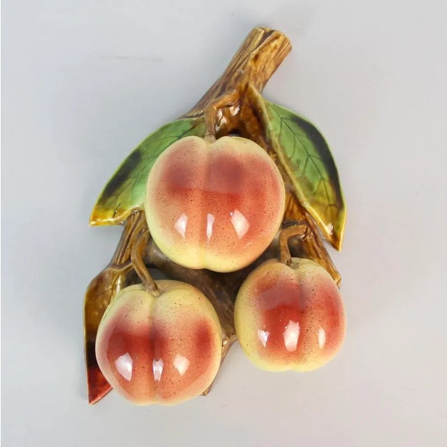 Peach Ceramic Piggy Bank, 1960s For Sale - Image 6 of 7