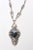 This is part of Chairish’s Costume Jewelry assortment. This elegant lovely art deco necklace is a semi precious stone of...