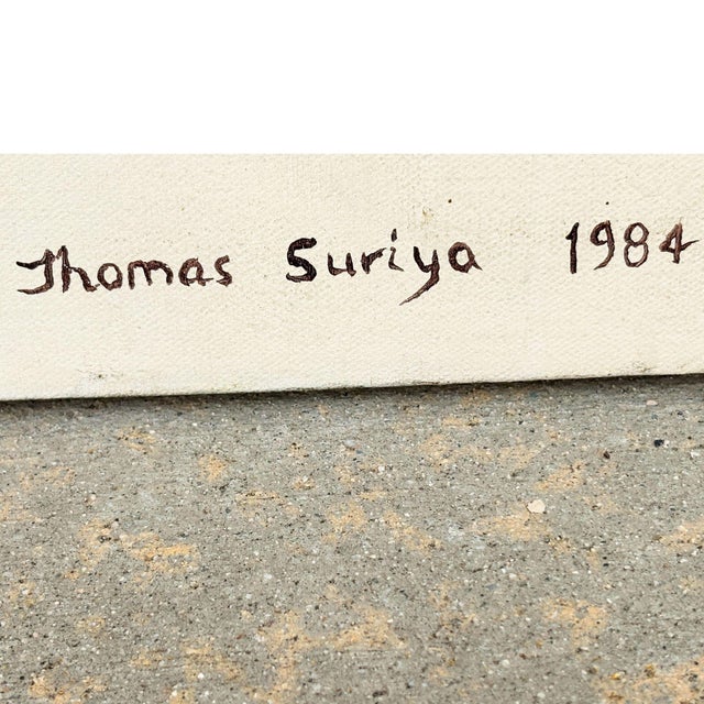 Paint 1984 I'm Getting a Permanent Wave! Cheeky Pop Art Cartoon Mural by Thomas Suriya For Sale - Image 7 of 9