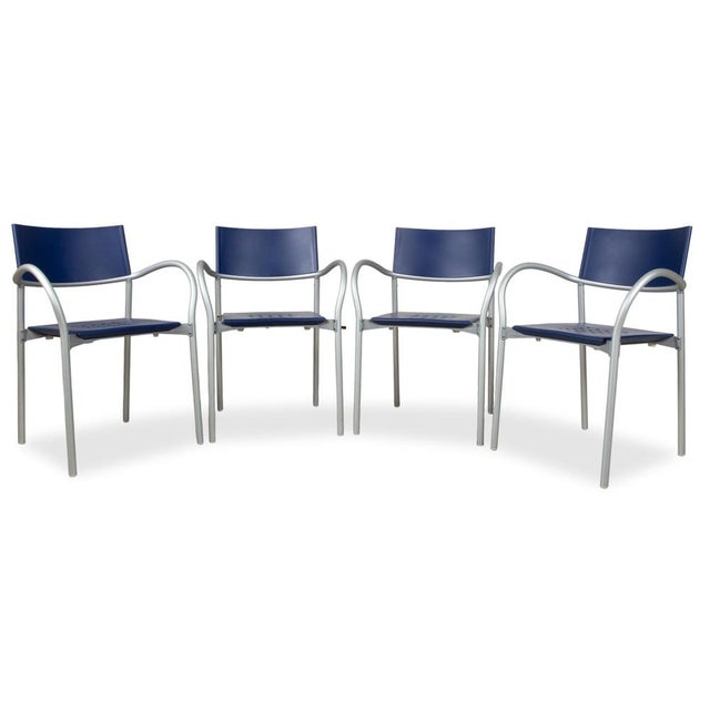 Segis Breeze Plastic Chairs by Carlo Bartoli, Set of 4 For Sale - Image 16 of 16