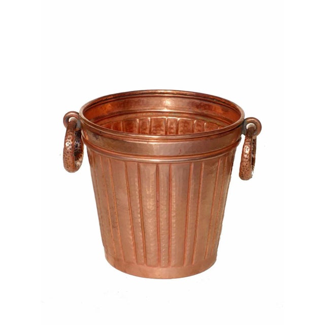 Mid-Century Italian Art Copper Wine Cooler by Egidio Casagrande, 1950s For Sale - Image 6 of 6