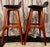 so, so chic this pair of beautiful teak Eric Buch barstools. Just. Perfect!