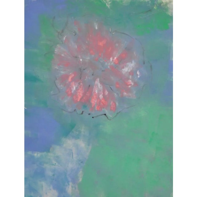 Abstract Arthur Krakower "A Flower" Original Monotype C.2004 For Sale - Image 3 of 8